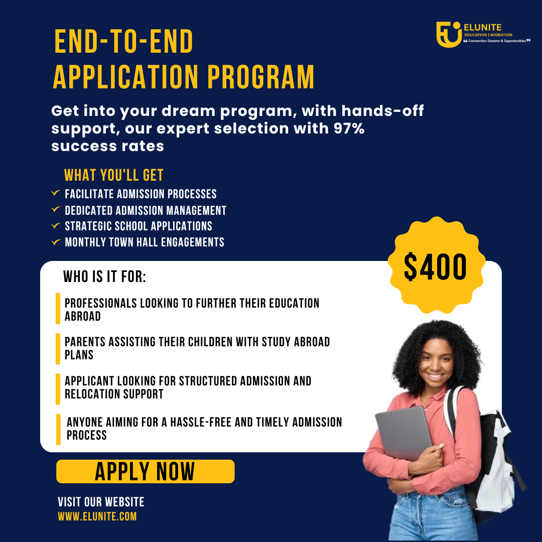 End-to-End Admission Application Program